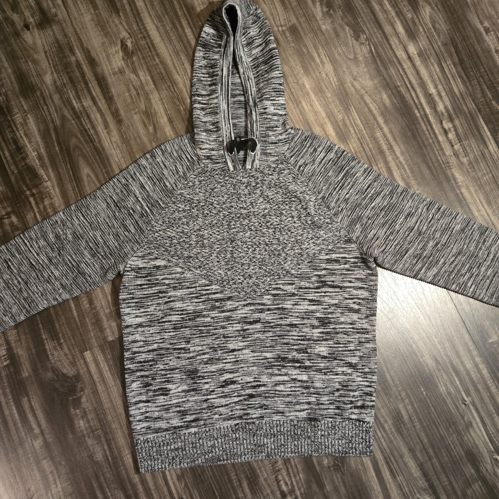 INC International Concepts Gray Hooded Jacket